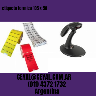 etiqueta termica 105 x 50