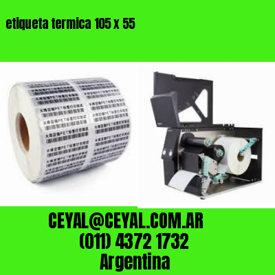 etiqueta termica 105 x 55