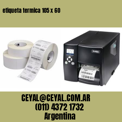 etiqueta termica 105 x 60