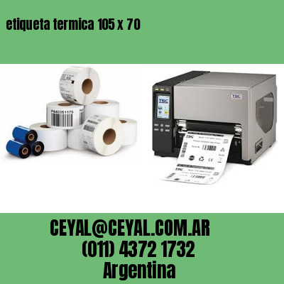 etiqueta termica 105 x 70