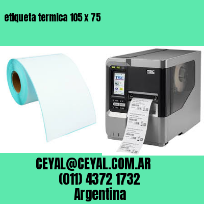 etiqueta termica 105 x 75