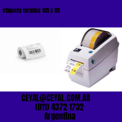 etiqueta termica 105 x 85