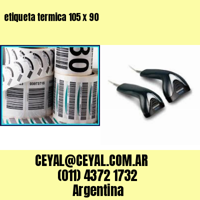 etiqueta termica 105 x 90