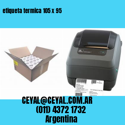 etiqueta termica 105 x 95