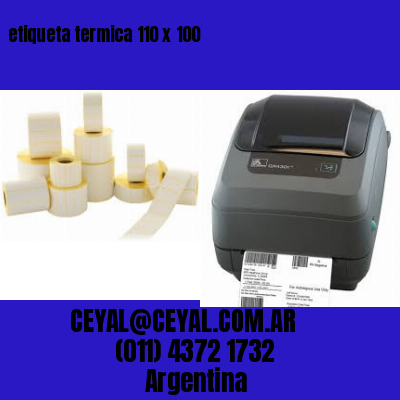 etiqueta termica 110 x 100