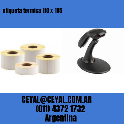 etiqueta termica 110 x 105