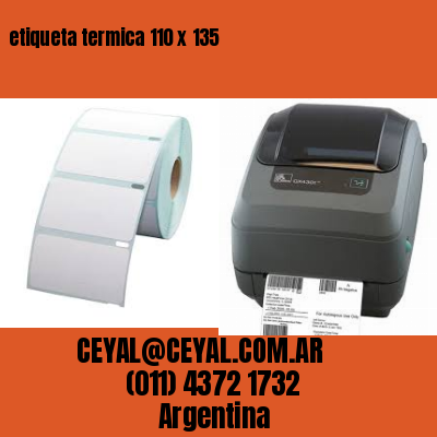 etiqueta termica 110 x 135