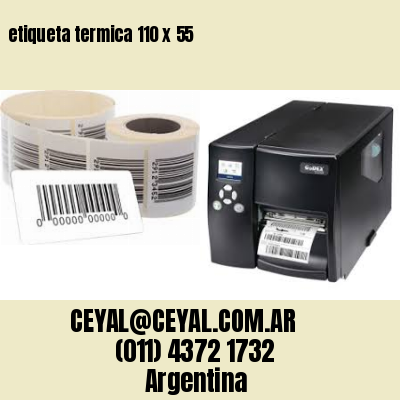 etiqueta termica 110 x 55