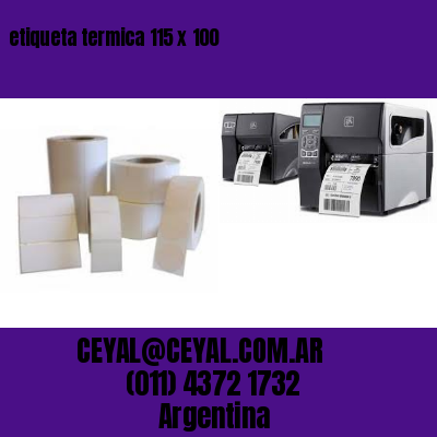 etiqueta termica 115 x 100