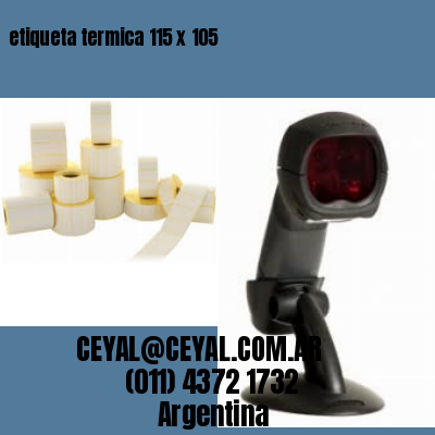 etiqueta termica 115 x 105