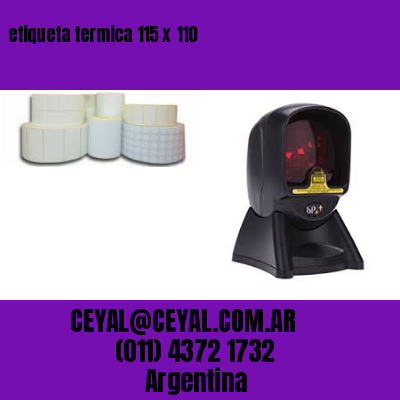 etiqueta termica 115 x 110