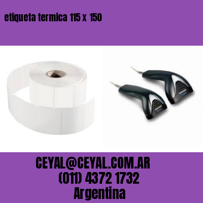 etiqueta termica 115 x 150