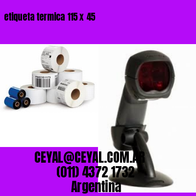 etiqueta termica 115 x 45