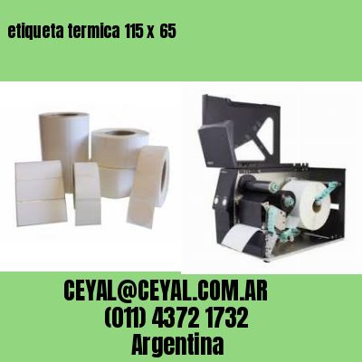 etiqueta termica 115 x 65