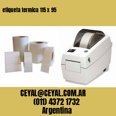 etiqueta termica 115 x 95