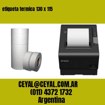 etiqueta termica 130 x 115