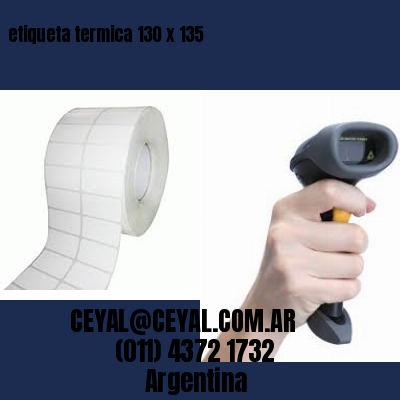 etiqueta termica 130 x 135