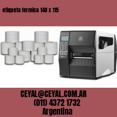 etiqueta termica 140 x 115