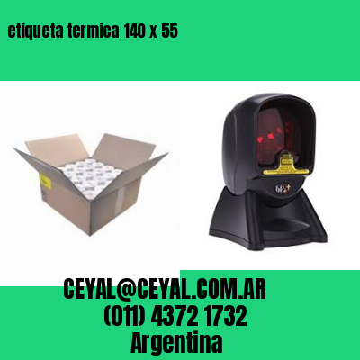 etiqueta termica 140 x 55