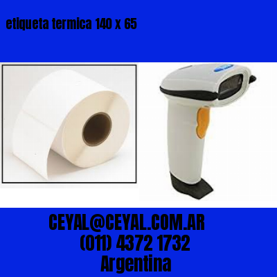 etiqueta termica 140 x 65