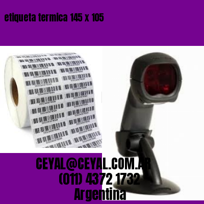 etiqueta termica 145 x 105