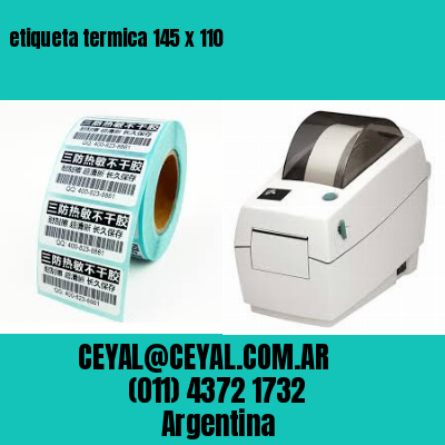 etiqueta termica 145 x 110