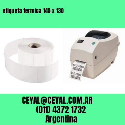 etiqueta termica 145 x 130