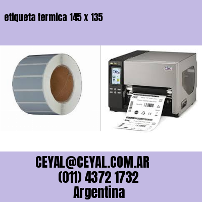 etiqueta termica 145 x 135