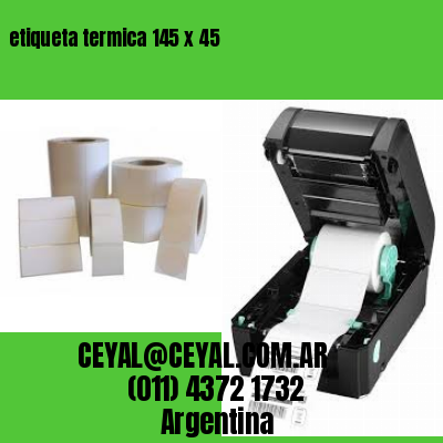 etiqueta termica 145 x 45