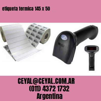 etiqueta termica 145 x 50