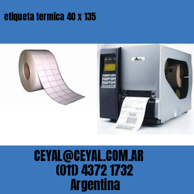 etiqueta termica 40 x 135