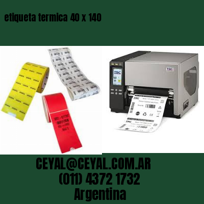 etiqueta termica 40 x 140