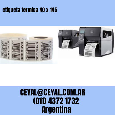 etiqueta termica 40 x 145