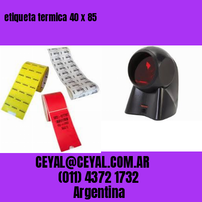 etiqueta termica 40 x 85