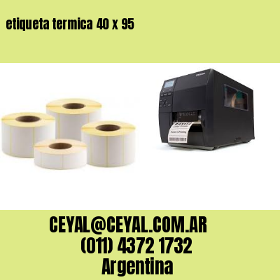 etiqueta termica 40 x 95