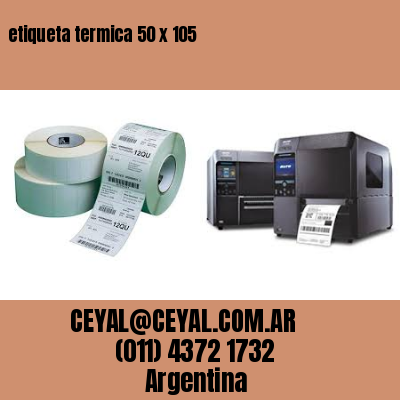 etiqueta termica 50 x 105