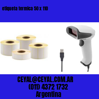 etiqueta termica 50 x 110