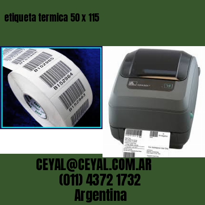 etiqueta termica 50 x 115