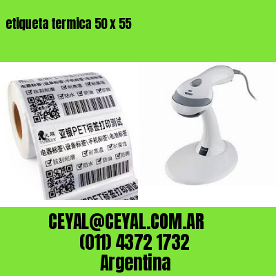 etiqueta termica 50 x 55