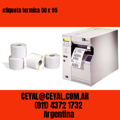 etiqueta termica 50 x 95