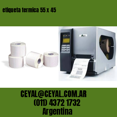 etiqueta termica 55 x 45