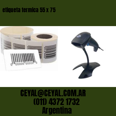 etiqueta termica 55 x 75