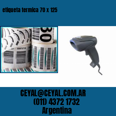 etiqueta termica 70 x 125