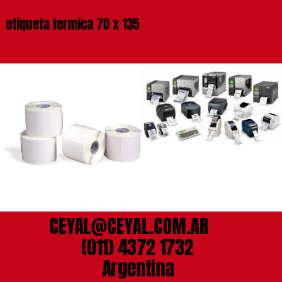 etiqueta termica 70 x 135