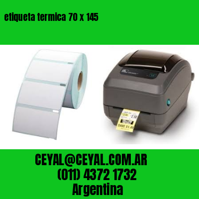 etiqueta termica 70 x 145