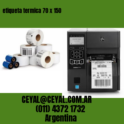 etiqueta termica 70 x 150