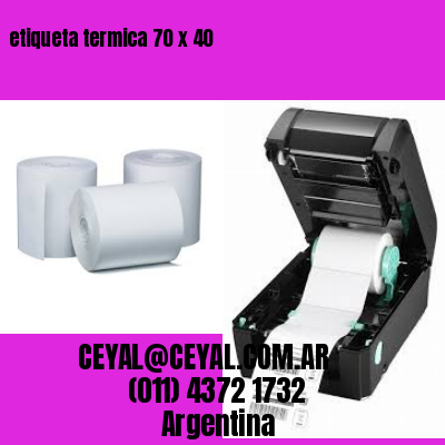 etiqueta termica 70 x 40