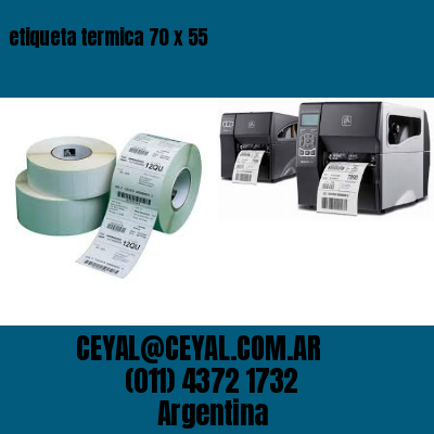 etiqueta termica 70 x 55