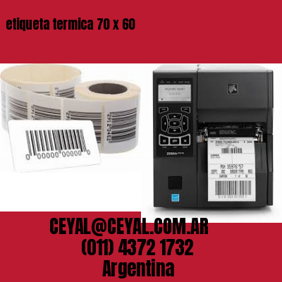 etiqueta termica 70 x 60