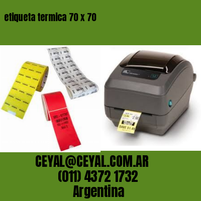 etiqueta termica 70 x 70